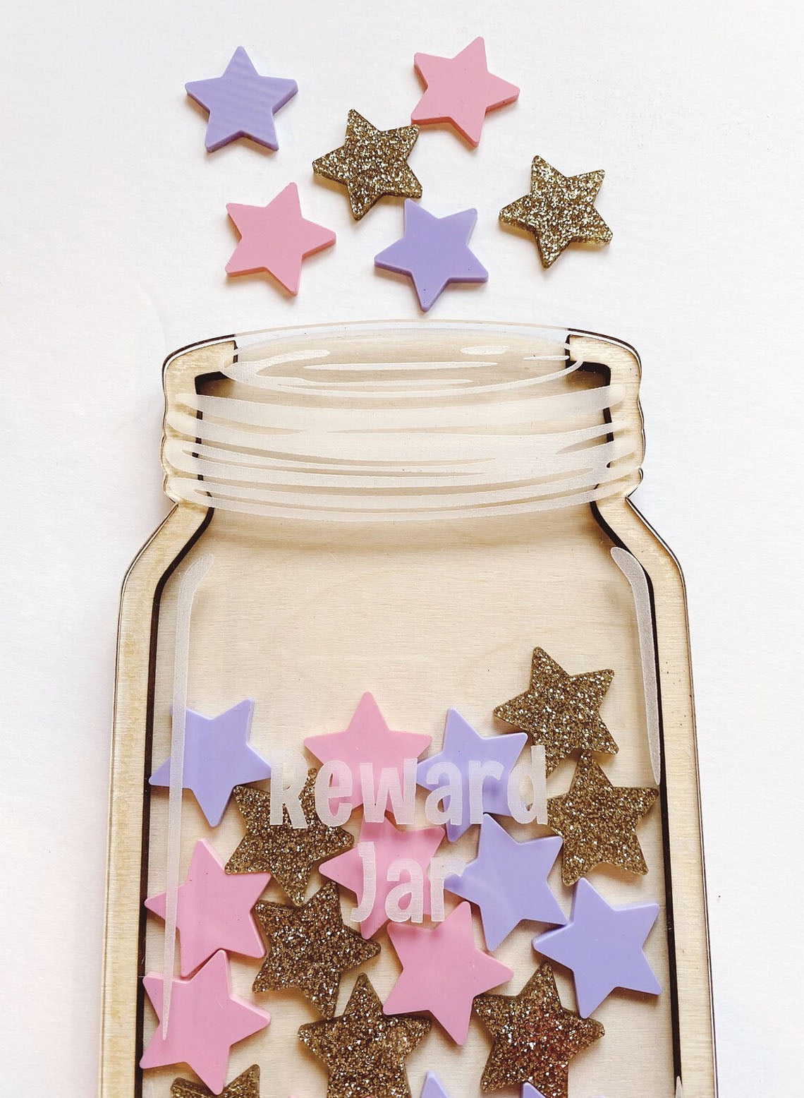 Personalized Star Reward Jar for Kids, Chore Jar, Kindness Jar
