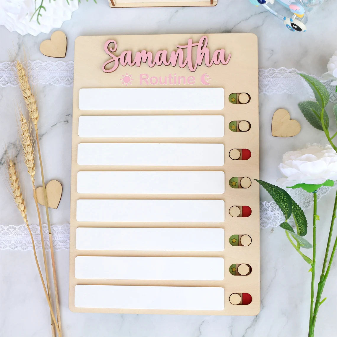 Personalized Chore Chart For Kids, Daily Checklist Custom Name