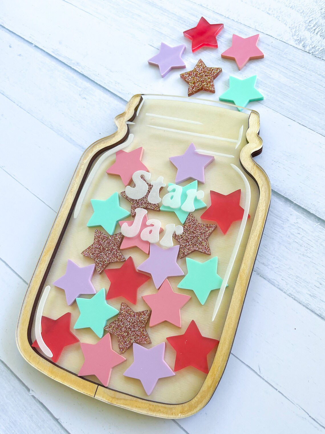 Personalized Kids Reward Jar, Classroom Reward System Custom Name, Font