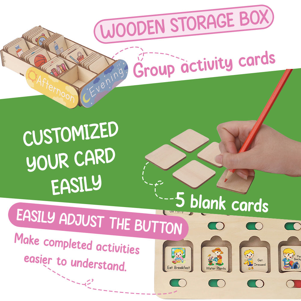 Kids Star Reward Chart, Personalized Wooden Chore Chart For Kids Board, Behavior Chart For Kids