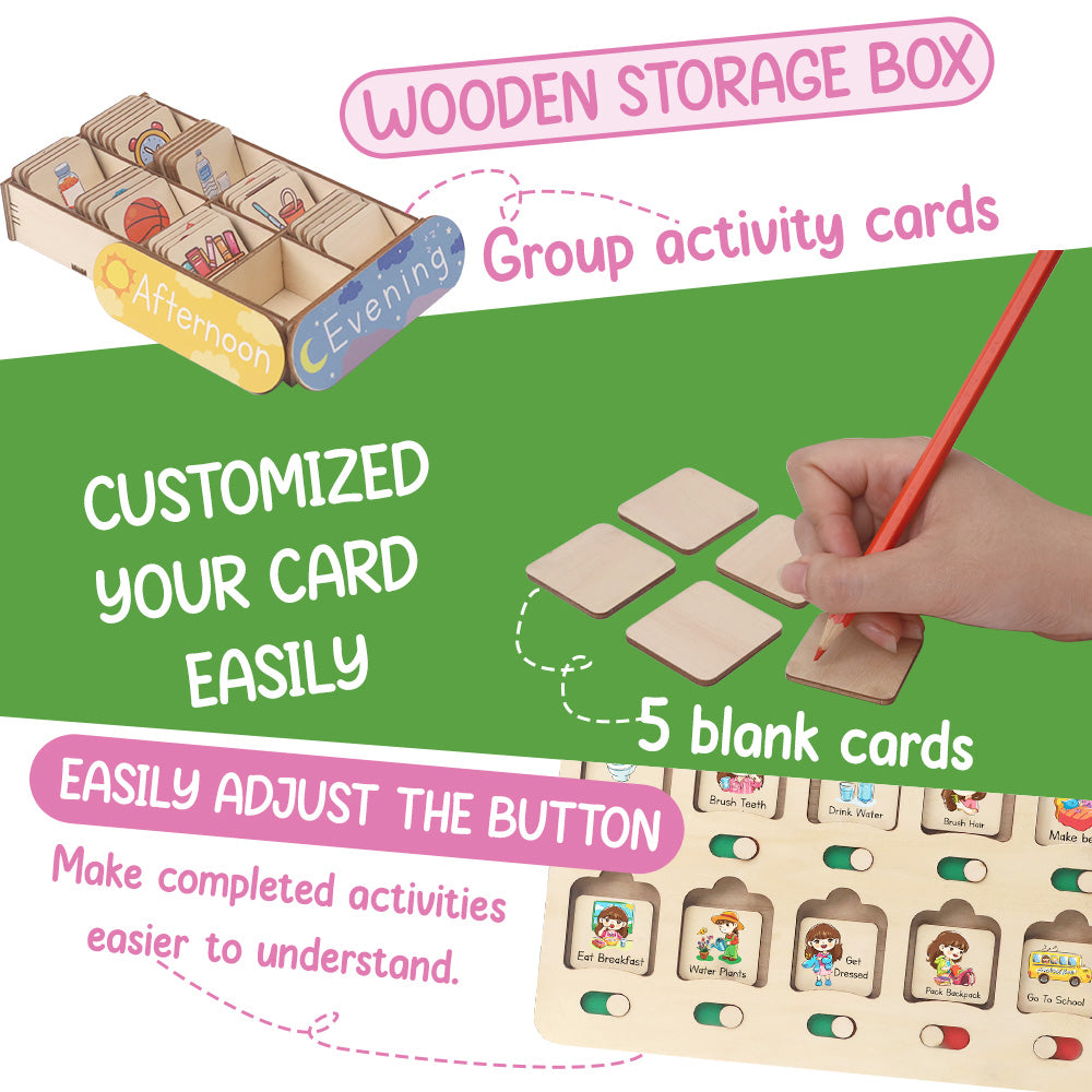 Kids Star Reward Chart, Personalized Wooden Chore Chart For Kids Board, Behavior Chart For Kids